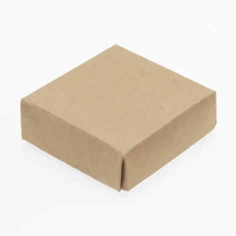 Cube Box  Kraft Folding Lid - Pack of 25